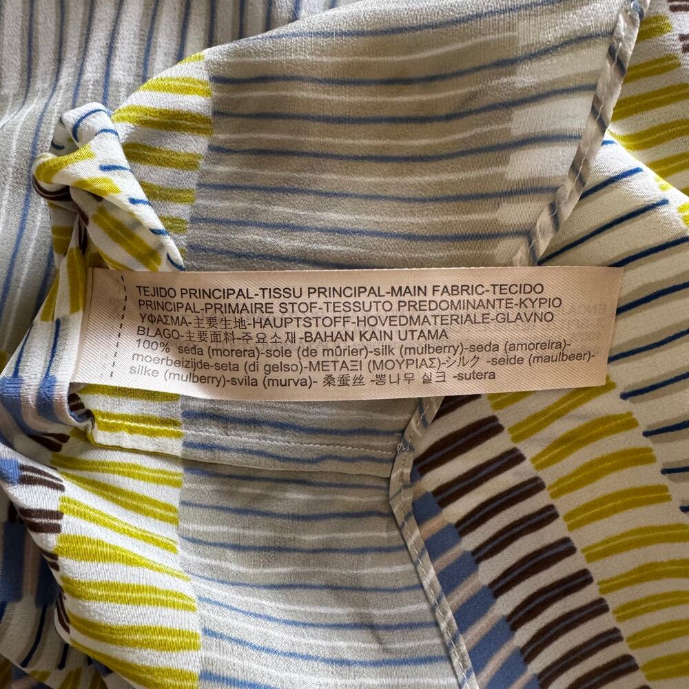 Massimo Dutti | NWOT 100% Silk Printed Tank Top size S - Picture 8 of 8